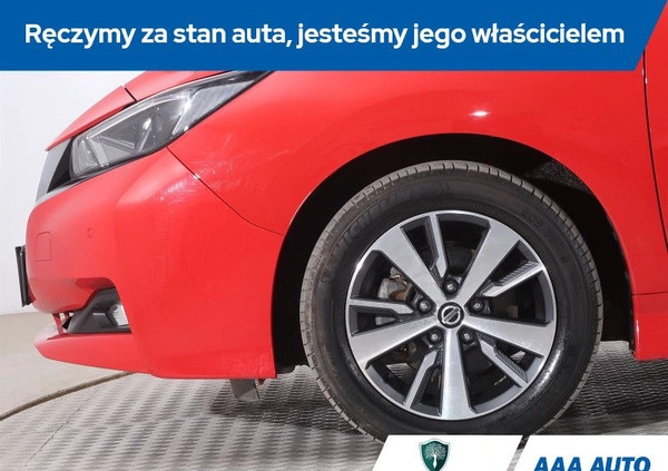 Nissan Leaf cena 66000 przebieg: 38427, rok produkcji 2018 z Żary małe 379